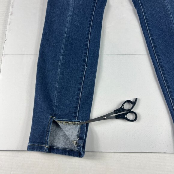 Judy Blue Jeans Womens 31x27* Road Trip High Rise Skinny Front Seam Denim Tag 29 - Picture 6 of 16